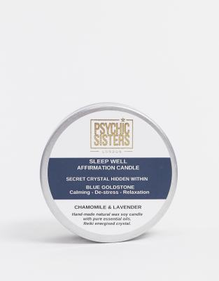 Psychic Sisters - Sleep Well - Bougie avec cristal-Pas de couleur