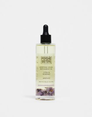 Psychic Sisters x ASOS Exclusive Amethyst Bath and Body Oil 100ml - ASOS Price Checker