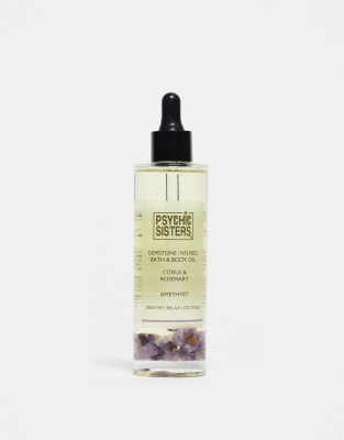 Psychic Sisters x ASOS Exclusive Amethyst Bath and Body Oil 100ml - ASOS Price Checker