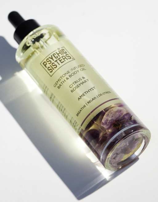 Psychic Sisters x ASOS Exclusive Amethyst Bath and Body Oil 100ml, 4 of 4