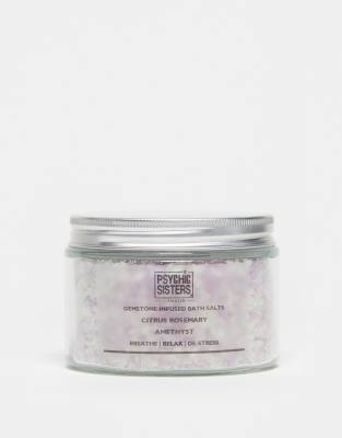 Psychic Sisters Psychic Sisters x ASOS Exclusive Amethyst Gemstone Bath Salts-No colour