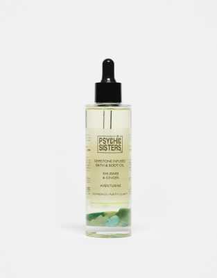 Psychic Sisters Psychic Sisters x ASOS Exclusive Aventurine Bath and Body Oil 100ml-No colour