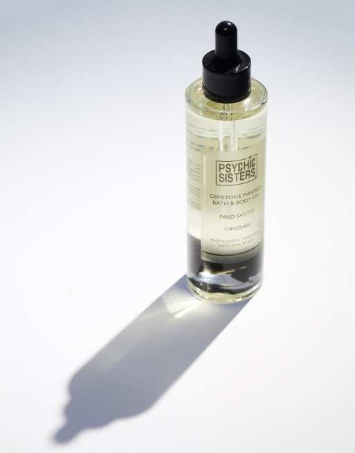 Psychic Sisters x ASOS Exclusive Black Obsidian Bath and Body Oil 100ml, 3 of 4