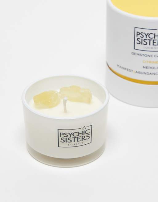 Psychic Sisters x ASOS Exclusive Citrine Gemstone Candle , 2 of 4