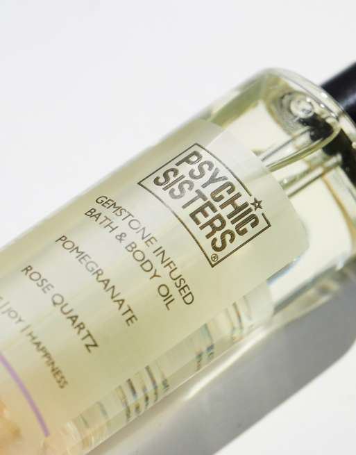Psychic Sisters x ASOS Exclusive Rose Quartz Bath and Body Oil 100ml, 3 of 4