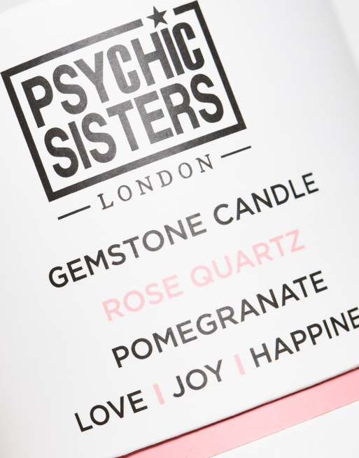 Psychic Sisters x ASOS Exclusive Rose Quartz Gemstone Candle 100g, 2 of 4