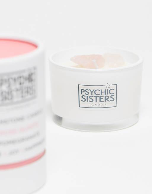 Psychic Sisters x ASOS Exclusive Rose Quartz Gemstone Candle 100g, 3 of 4