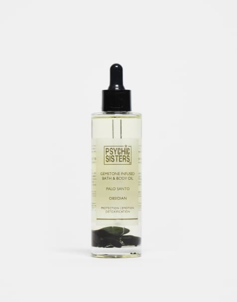 Psychic Sisters x ASOS - Sort obsidian-bade- og kropsolie - 100 ml - Kun hos ASOS - view 1