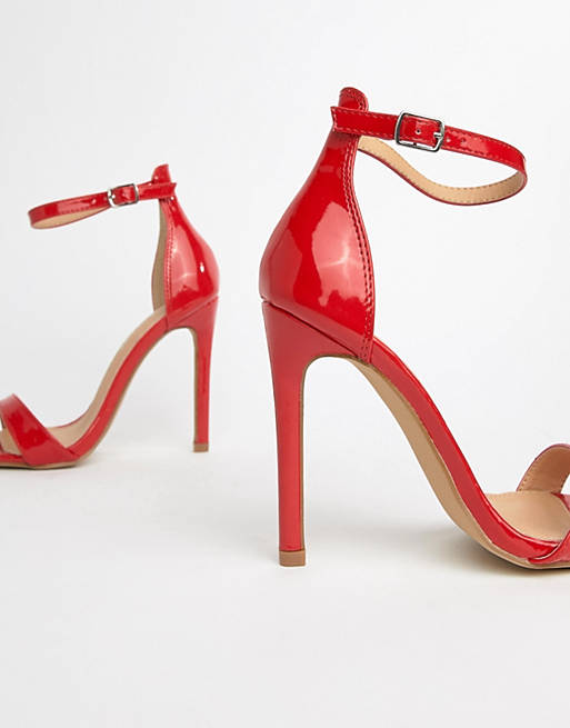 Desire — — Røde højhælede sandaler |