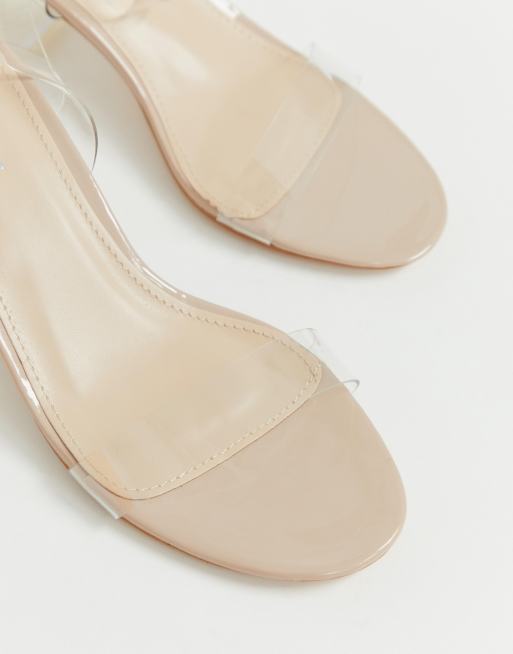 Clear shoes shop mid heel