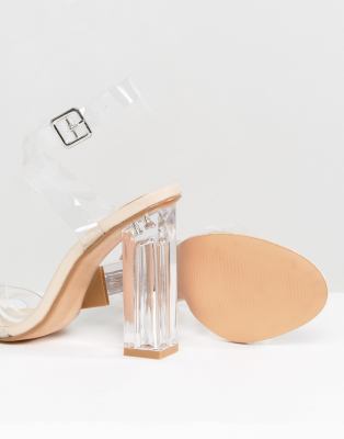 perspex heels asos