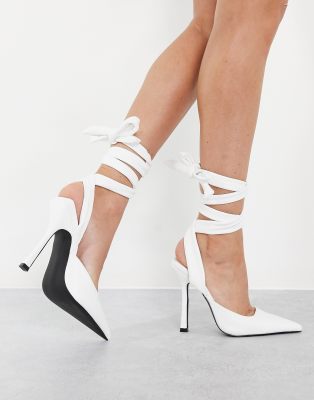 cheap white pumps