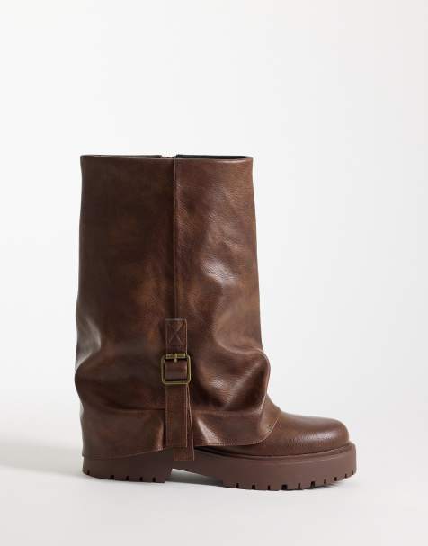 Public Desire - Benjamin - Bottines à rabat - Marron - view 1