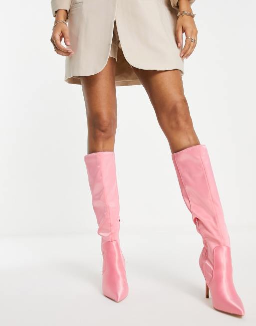 Public desire 2025 pink boots