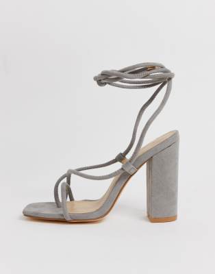 grey sandals