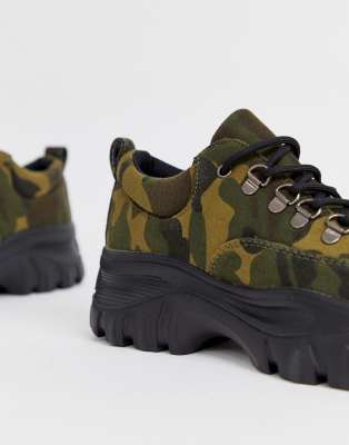 public desire black chunky trainers