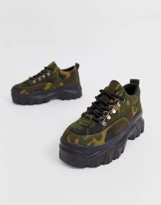 public desire black chunky trainers