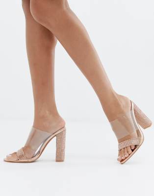 mules rose gold
