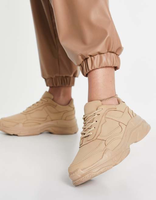 Public Desire Blend sneakers in beige drench | ASOS