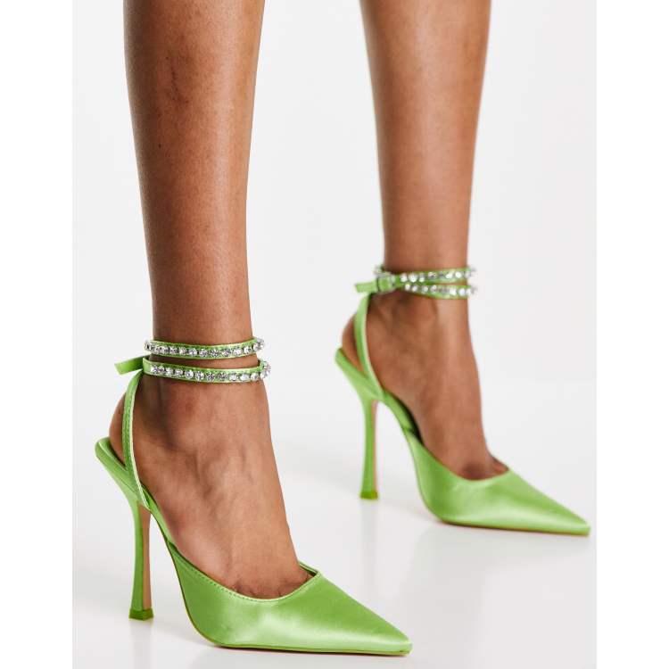 Lime heels outlet shoes