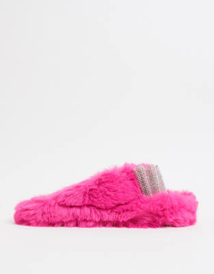 diamante slippers