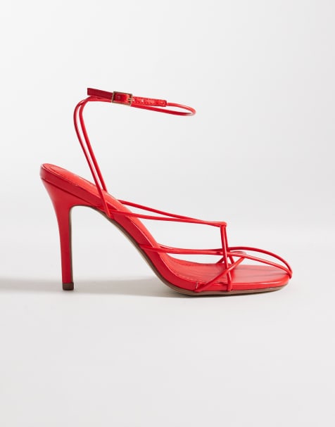 Public Desire - Calico - Sandales à talon et brides - Rouge - view 1