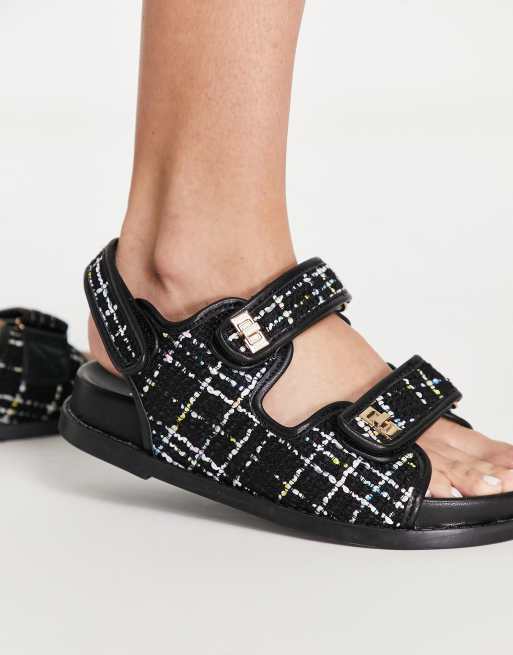 Asos 2025 tweed sandals