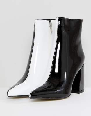 white ankle boots asos