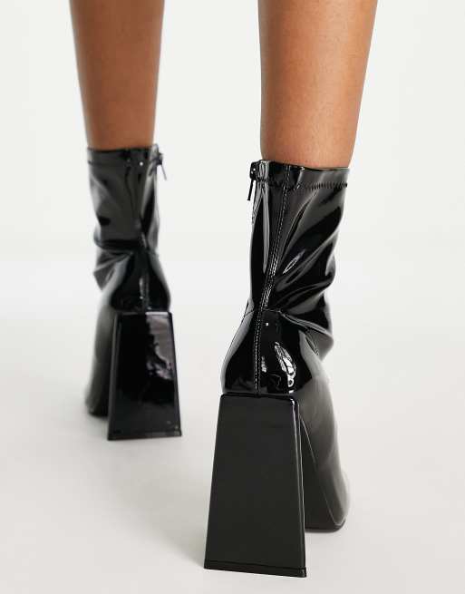 Public desire store bottines vernies