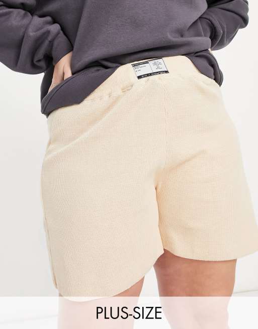 Public Desire Curve - Caleçon gaufré à motif - Beige