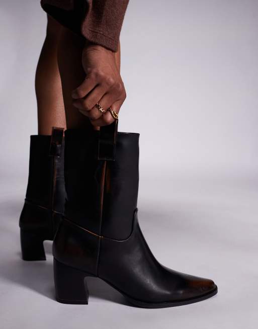 Public Desire Curve – Layleigh – Bruna ankelboots med klackar, 4 av 4