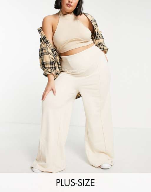 Plus size wide leg joggers new arrivals