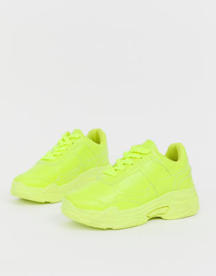 sneakers with neon yellow