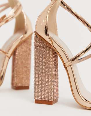 asos diamante heels