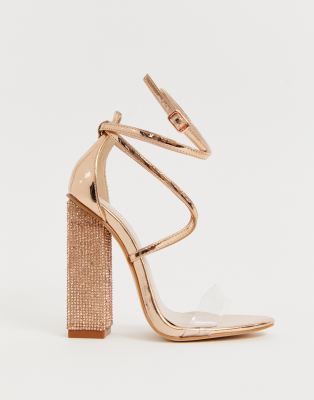 asos diamante heels