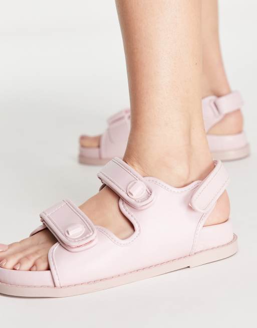 Pink 2 sale strap sandals