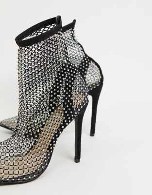 public desire fishnet heels