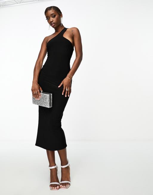 Double lined sales midi dress