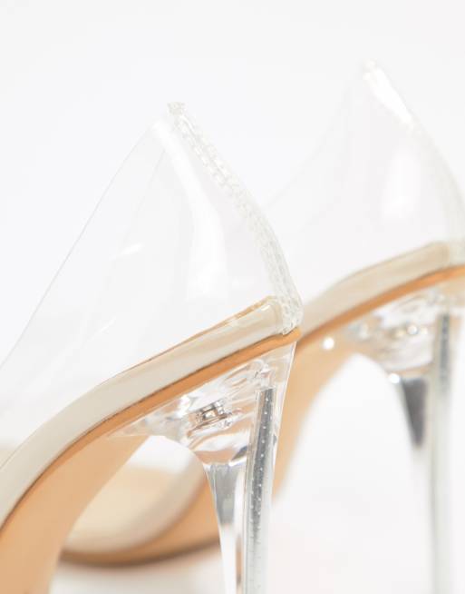 Public desire drank store clear pumps