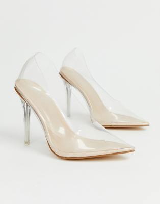 escarpin transparent asos