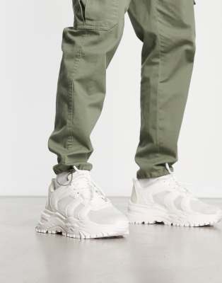 Public Desire Dryden Sneakers In White In White