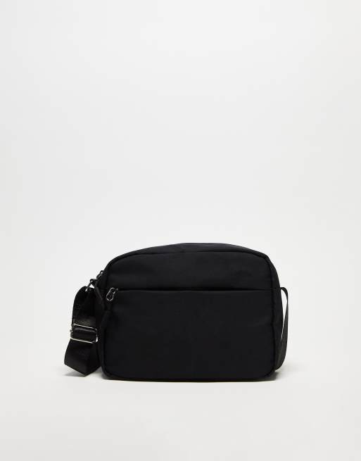 Public Desire Egon nylon crossbody bag in black