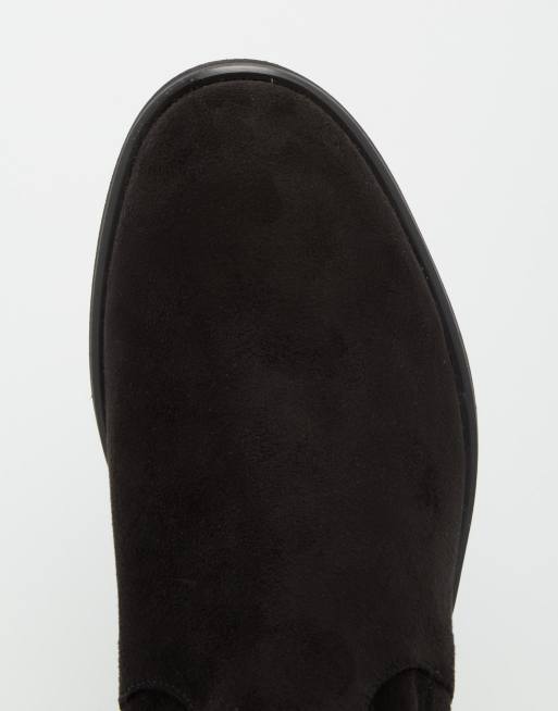 Public Desire Elle black flat over the knee boot, 3 of 4