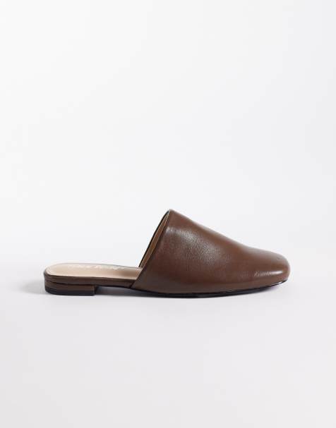 Public Desire - Emmi - Brune flade mules - view 1