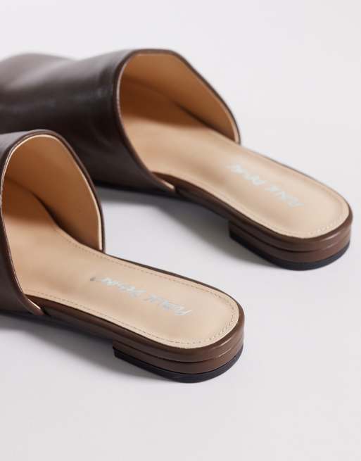 Public Desire - Emmi - Brune flade mules, 4 af 4