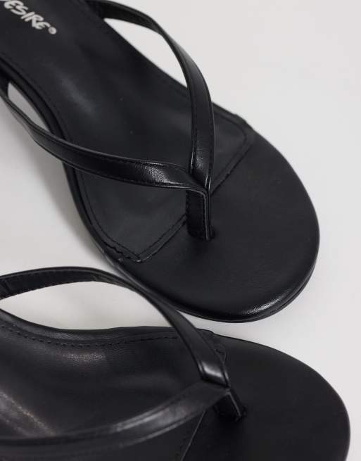 Public Desire - Evermore - Teensandalen met kitten hak in zwart, 2 van 4