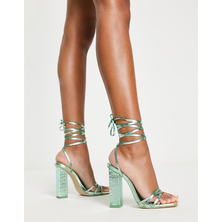 Jade hot sale green sandals