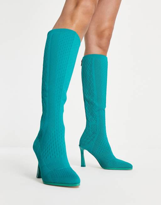 Teal boots sale