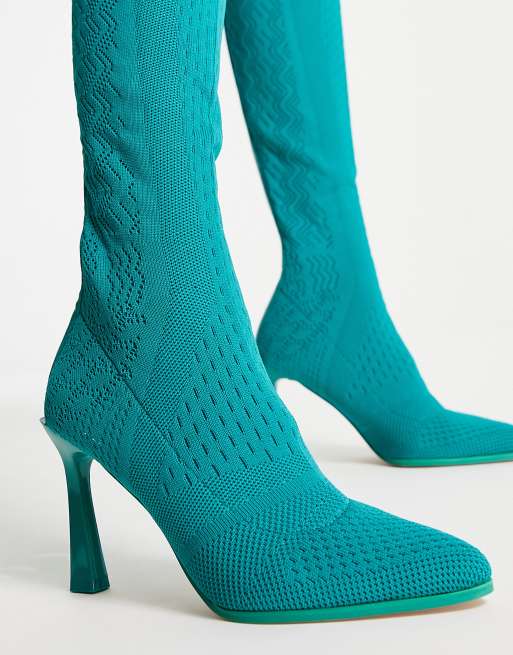 Teal 2025 sock boots