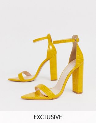 yellow sandals asos